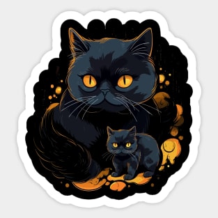 Exotic Shorthair Fathers Day Sticker